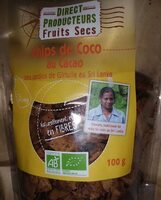 Chips de coco au cacao