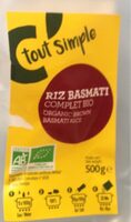 Riz basmati complet bio