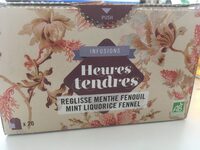 Tisane Heures tendres Reglisse-Menthe-Fenouil