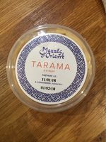Tarama aux œufs de cabillaud et saumon sauvage