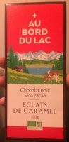 Chocolat noir éclats de caramel bio