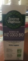 Boisson au riz coco bio