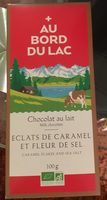 Chocolat au lait eclats de caramel et fleur de sel