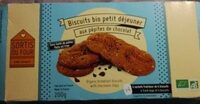 Biscuits bio petits déjeuner aux pépites de chocolat