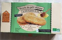 Biscuits bio petit dejeuner