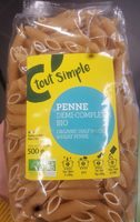 Penne demi-complètes Bio