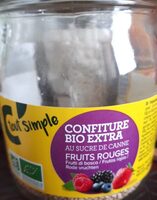 Confiture Bio extra fruits rouges