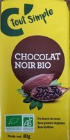 Chocolat noir bio