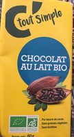 Chocolat au lait bio