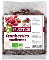 Cranberries moelleuses Bio Fructivia - Sachet 200g