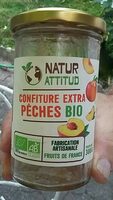 Confiture extra pêches bio