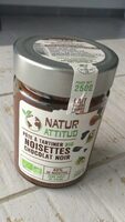 Pâte à tartiner bio noisettes chocolat noir