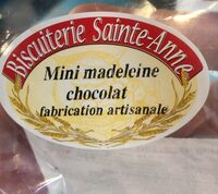 Mini madeleine au chocolat