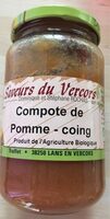 Compote de pomme coing