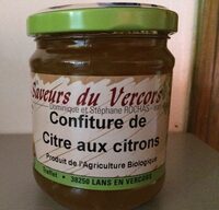 Confiture de citre aux citrons