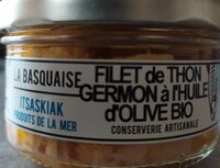 Filet de thon germon à l'huile d'olive bio