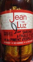 Sardines à l'huile d'olive et au piment d'espelette