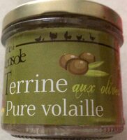 Terrine aux olives pure volaille