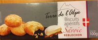 Biscuits apéritifs de Savoie au Reblochon