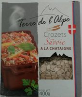 Crozets de savoie a la chataigne