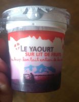 Le yaourt  savoyard myrtille