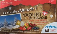 Yaourt de Savoie sur lit de fruits