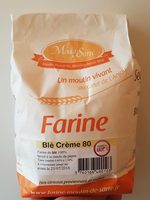 Farine de blé crème 80