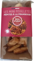 Mini feuilletés pépites à la framboise