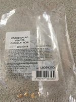 Cookie cacao pepites chocolat noir