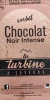 Sorbet chocolat noir intense