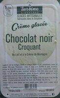 Crème glacée chocolat noir croquant