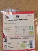 Riz long blanc étuve bio