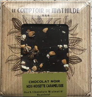 Chocolat noir noix-noisette caramelisee