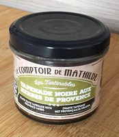 Tapenade noire aux herbes de provence