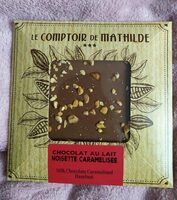 Chocolat au lait avec noisettes caramélisées