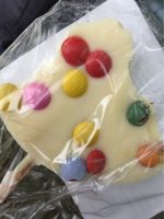 Sucette blanc surprise partie