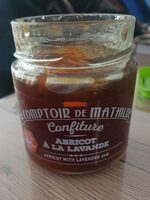 Confiture abricot à la lavande