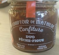 Confiture duo pêche figue