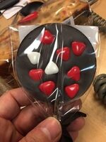 Sucette noir coeur mathilde