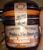 Pâte à Tartiner - Noir Noisette Orange