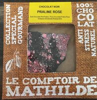 Chocolat noir praline rose