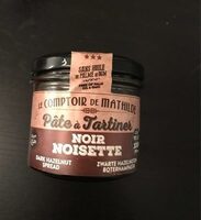 Pâte à tartiner noir noisette