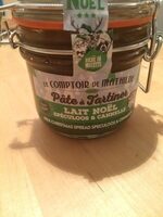 Pâte à tartiner Lait Noël Spéculoos et Canelle