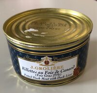 Rillettes au foie de canard