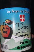 Duo des Savoie  jus de pommes