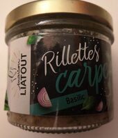 Rillette Carpe Basilic