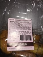 Mini Cakes Aux Fruits Confits