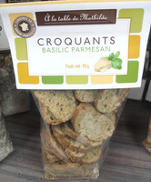 Croquants basilic parmesan