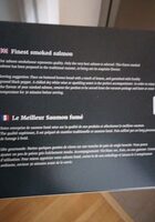 Saumon fumé tranché