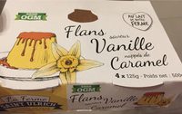 Flan saveur vanille nappé de caramel